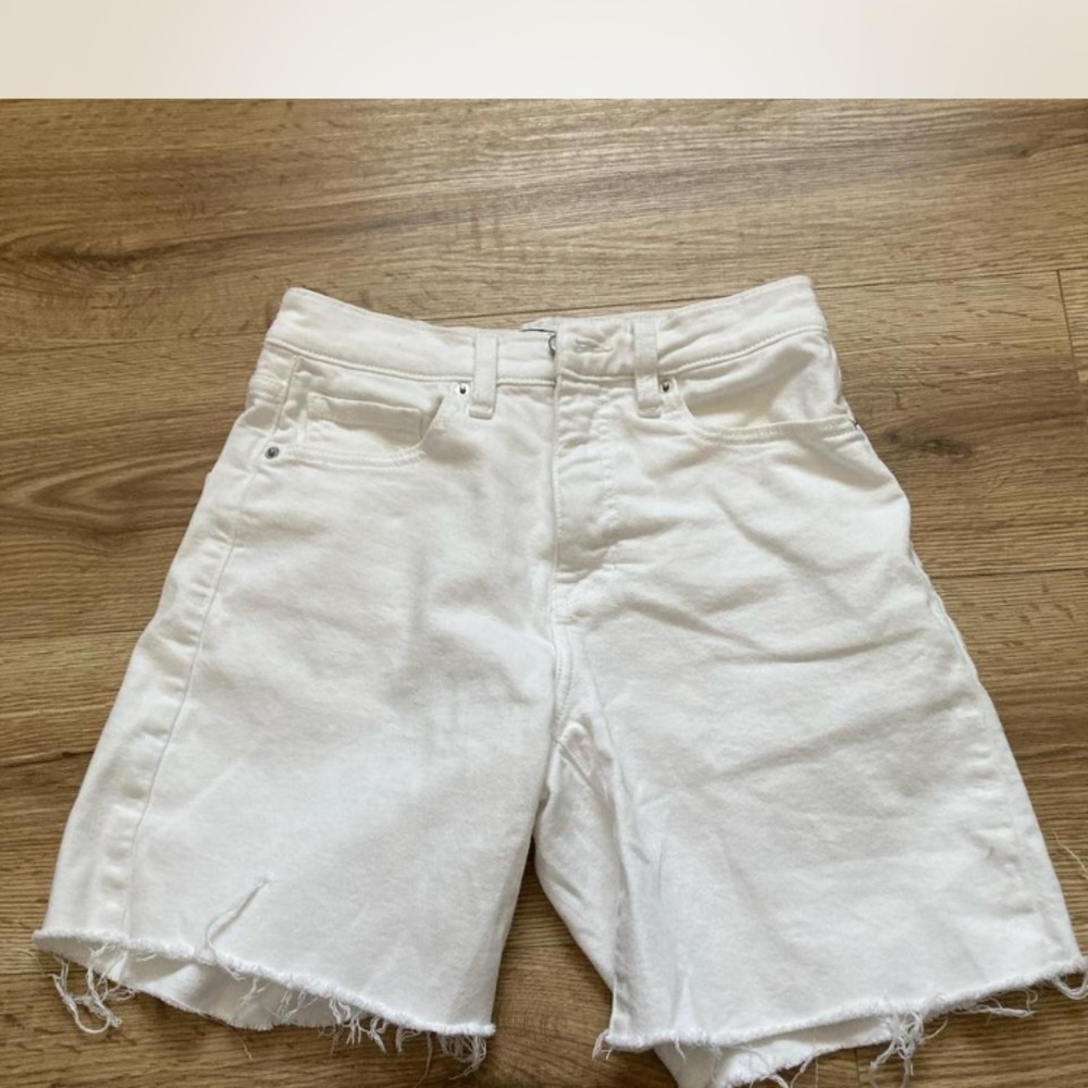 DKNY White Jean Shorts for Women